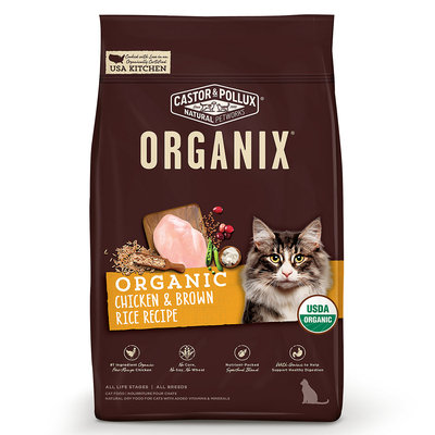 Organix Chicken & Brown Rice Recipe Cat Dry Food, 6 lb