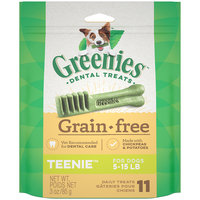 Greenies Grain Free Teenie Dental Dog Treats, 3 oz.