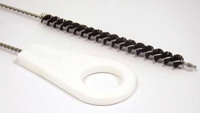 TOUGH GUY 2VGU5 Pipe Brush w/ Hndl, Nylon, Brwn,18 In. OAL