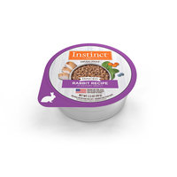 Natures Variety Nature's Variety Instinct Grain Free Minced Recipe with Real Rabbit Natural Wet Cat Food, 3.5 oz. Cups, Case of 24
