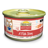 CANIDAE Under The Sun Witty Kitty A Fish Story Grain Free With Salmon Wet Cat Food, 3 oz, Case of 18