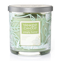 Yankee Candle simply home Sun-Kissed Leaves 7-oz. Decal Jar Candle, Lt Green