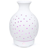Galashield Aromatherapy Essential Oil Diffuser 120ml Humidifier with 9 Colors LED Lights and Mist Mode Auto Shut-off, Real Ceramic Stone