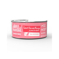 WholeHearted All Life Stages Canned Cat Food - Grain Free Tuna and Shrimp Recipe Flaked in Gravy, 2.8 OZ, Case of 12