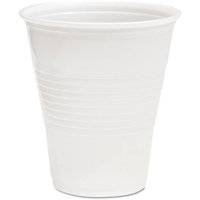 Boardwalk BWKTRANSCUP12CT Translucent Plastic Hot & Cold Cups; 12 oz.; 1000 Per Carton