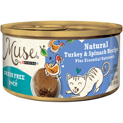 Purina Muse Muse by Purina Natural Variety Pack Pate Wet Cat Food - 3 Oz. (Pack of 4)