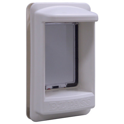 Perfect Pet by Ideal EZ Pass Electronic Pet Door, Small, White