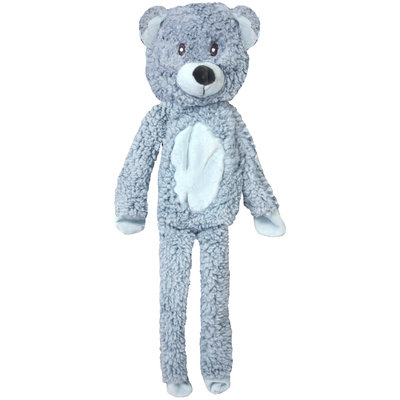 Multipet Aromadog Calming Dog Toy Fleece Flat Body Bear, Blue, One Size Fits All
