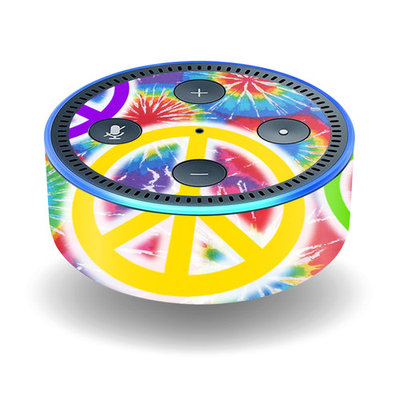 MightySkins Protective Vinyl Skin Decal for Amazon Echo Dot (2nd Generation) wrap cover sticker skins Peaceful Explosion