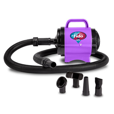 B-Air Cesar Millan Premier Grooming Collection 2 HP Fido Max 1 Pet Grooming Dog Dryer, Purple Ribbon
