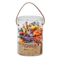 Toysmith Terra Dinosaur Figures 60-piece Set