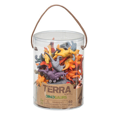 Toysmith Terra Dinosaur Figures 60-piece Set