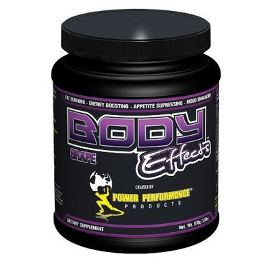 Power Performance Products Body Effects - the Ultimate Weight Loss, Fat Burning, Energy Boosting, Appetite Suppressing, Mood Enhancing and Muscle-Defining Supplement - Grape - 570 Grams