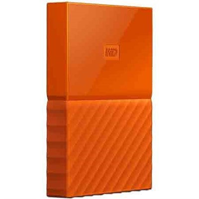 Western Dig Tech. Inc Wd - My Passport 2TB External USB 3.0 Portable Hard Drive - Orange
