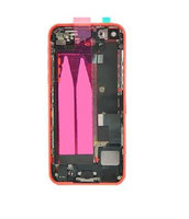 For iPhone 5C Pink Back Cover Full Housing Assembly with Cables and Small Parts