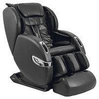 Titan TP-Lucas A L-Track Massage Chair with Zero Gravity, Black, Foot Rollers, Computer Body Scan, Air Massage, 7 Auto Massage Programs, Bluetooth Connection for Speaker, Extendable Footrest