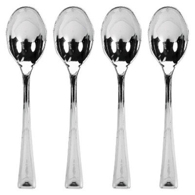 Metallic Mini Spoons - 24 Count