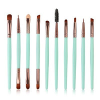 Makeup Brush Set, CYCTECHProfessional Makeup Brushes Kit Cosmetics Foundation BrushBlending Essential Travel Kit 10PCS
