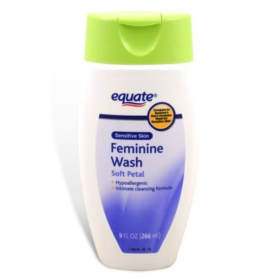 Equate - Feminine Wash, Sensitive Skin, Soft Petal, 9 oz (Compare to Summer's Eve)