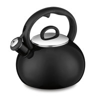 Cuisinart Aura Enamel Teakettle - 2 Quart Kettle - Steel (ctk-eos17bk)