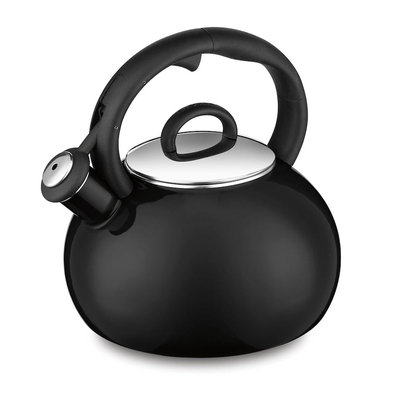 Cuisinart Aura Enamel Teakettle - 2 Quart Kettle - Steel (ctk-eos17bk)