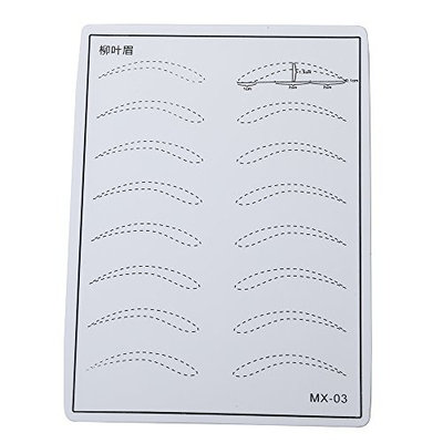 Yimart Permanent Tattoo Practice Training Willow Eyebrows Makeup Skin Sheet