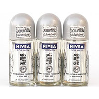 Nivea for Men Silver Protect Deodorant Roll-on 50 ml (3-Pack)