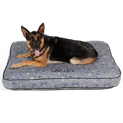 Drs. Foster And Smith Doctors Foster + Smith Personalized Ultimate Classic Grey Galaxy Paw Dog Bed, 36
