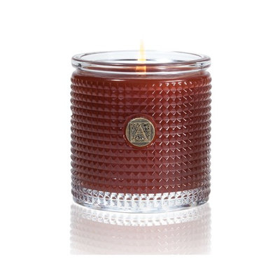 Pumpkin Spice Textured Glass Candle