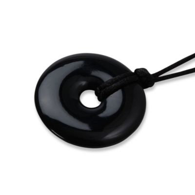 Teething Bling Doughnut Shaped Teething Pendant by Smart Mom Jewelry
