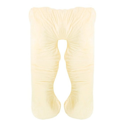 Vintage Natural Contoured Maternity Pregnancy Body Pillow Comfortable Big U Type Pillow Adult Unilateral Sleeping Pillow