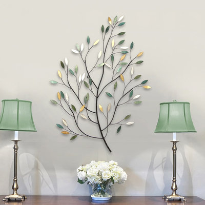 Stratton Home Decor Metal Branch Wall Decor, Multicolor