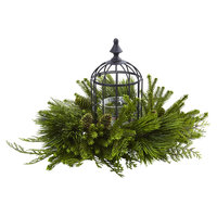 Nearly Natural Mixed Pine Birdhouse Candelabrum