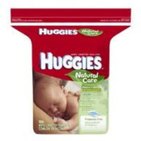 Huggies Natural Care Fragrance Free Baby Wipes, 552 Total Wipes 184 Count (Pack of 3), Packaging May Vary