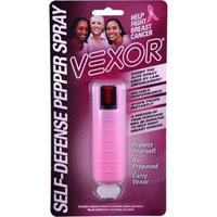 Vexor Breast Cancer Awareness Pepper Spray, Pink
