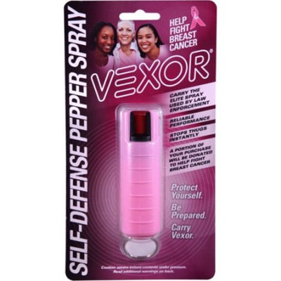 Vexor Breast Cancer Awareness Pepper Spray, Pink