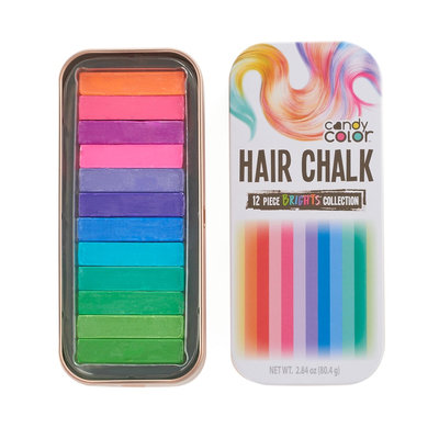 Candy Color Hair Chalk - Brights Collection, Multicolor