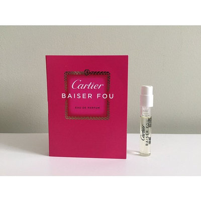 Cartier Baiser Fou Eau de Parfum, .05 oz. Sample Spray Vial