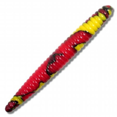 Acme Studios P2H04R Yellow And Red Rings Roller Ball Pen