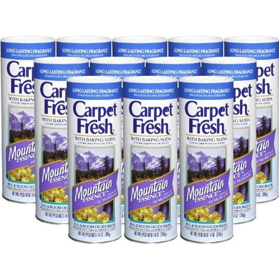 Carpet Fresh 278143 Rug and Room Deodorizer with Baking Soda 14 oz Mountain Essence Fragrance (Pack of 12)