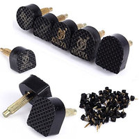 60PCS/30 Pairs Women's High Heel Shoes Repair Tips Taps Dowel Lifts Replacement