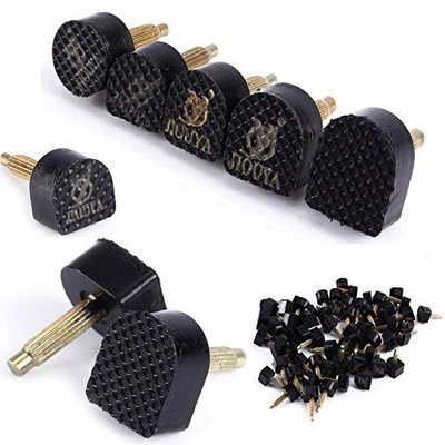 60PCS/30 Pairs Women's High Heel Shoes Repair Tips Taps Dowel Lifts Replacement