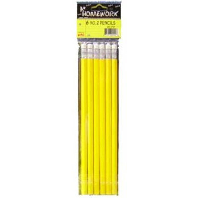 DDI Pencils - 6 pack - No. 2 le