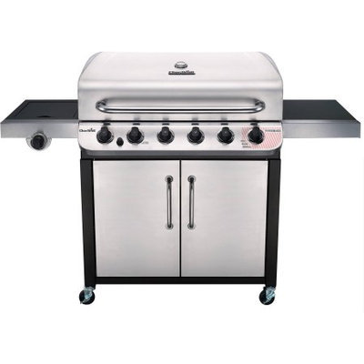 Char-broil 6 Burner Gas Grill With Side Burner