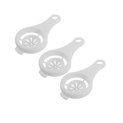 Egg Yolk White Separator Holder Divider Sieve Tool 3 Pcs
