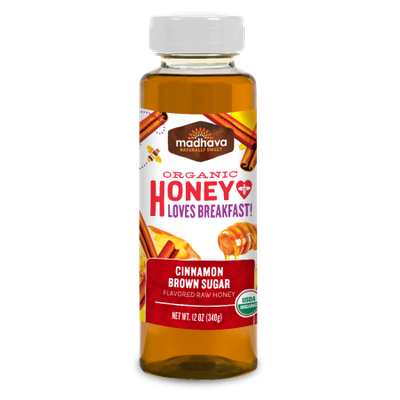 Madhava Honey Honey, Cinnamon Brown Suger, 12 Oz