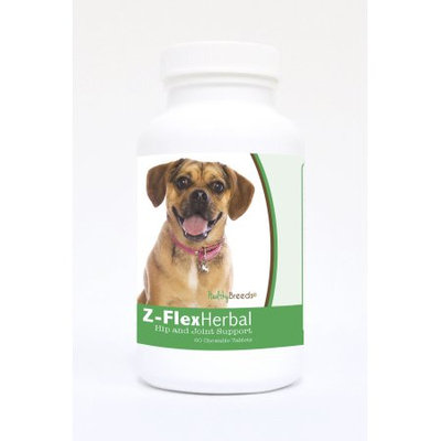 Healthy Breeds 840235134749 Puggle Natural Joint Support Chewable Tablets - 60 Count