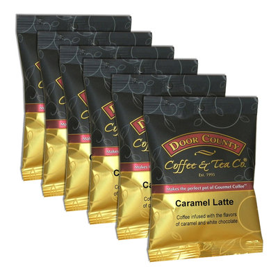 Door County Coffee Caramel Latte Ground Coffee 6-pk, Multicolor