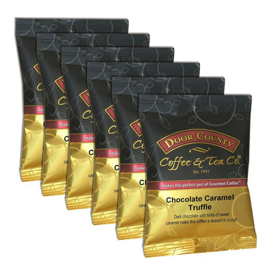 Door County Coffee Chocolate Caramel Truffle Ground Coffee 6-pk, Multicolor