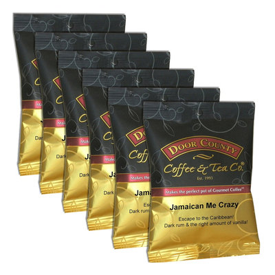 Door County Coffee Jamaican Me Crazy Ground Coffee 6-pk, Multicolor